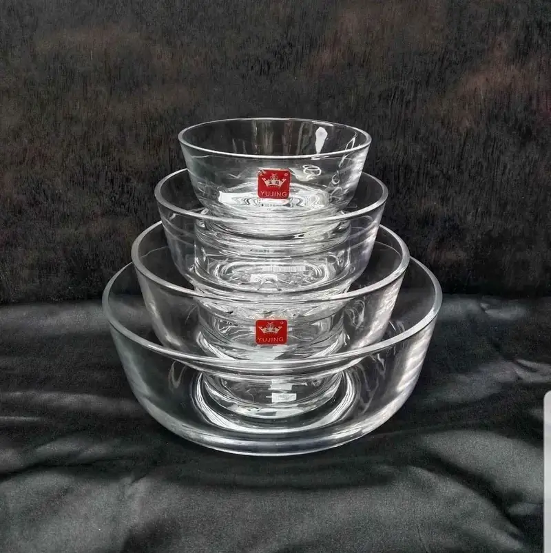 4 Pcs Curry glass bowl set