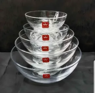 5pcs glass Curry bowl set 00008