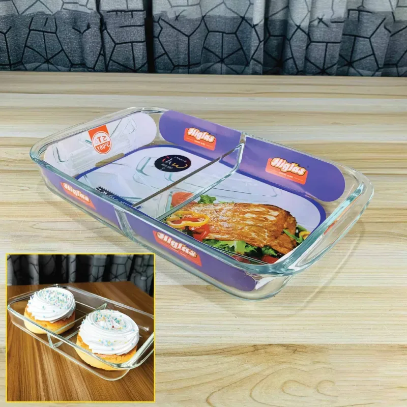 2.2 Liter Rectangular Divided Dish- IHW 00557