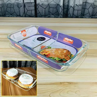 2.2 Liter Rectangular Divided Dish- IHW 00557