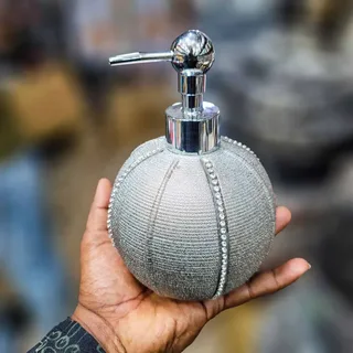 Ceramic Soap Dispenser Round Design 00851-2
