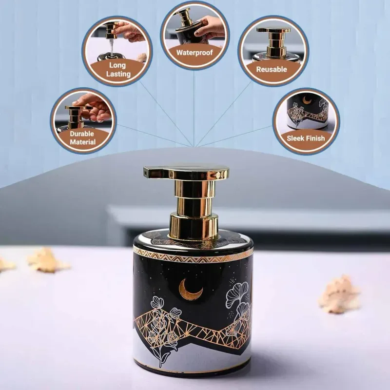 Ceramic Soap Dispenser Moon 00851