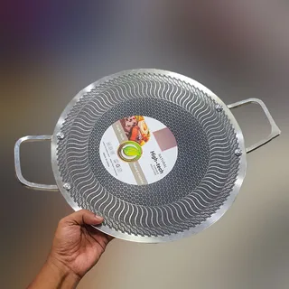 Honeycomb 2 handle tawa (SUS-316) 00489
