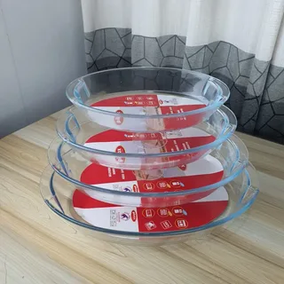 4pcs Oval Serving Dish Two Handle 00865