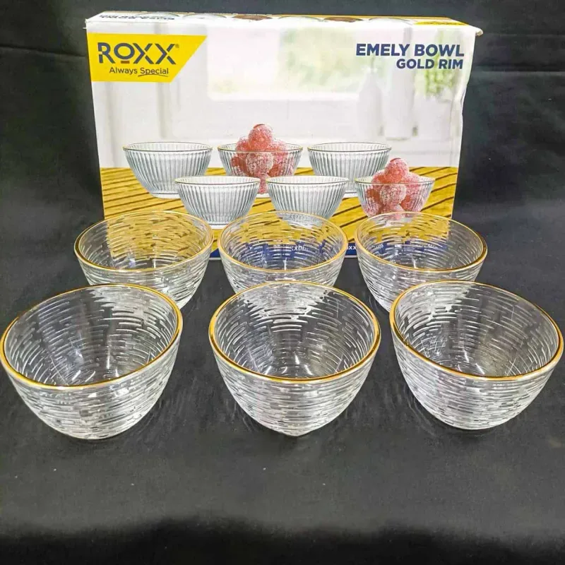 Gold Rim 210ml Round Desert Bati CTG 00871