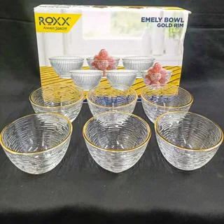 Gold Rim 210ml Round Desert Bati CTG 00871