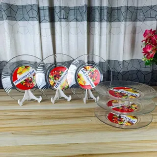 10.5 inch H&S Transparent Dinner plate 00893