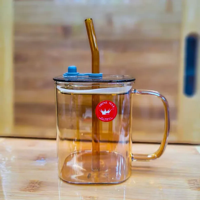 490ml Borosilicate Square Juice Pot Brown 00860