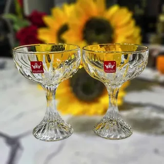 Diamond Cut Cocktail Glasses or Dessert Bowl 00905