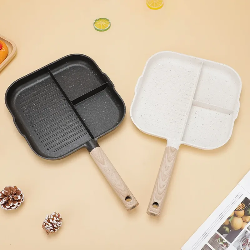 3 in 1 Granite coating grill pan Square 00673