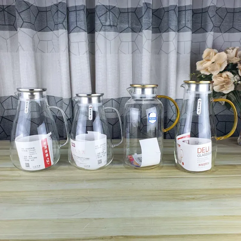 Borosilicate Water Jug with steel Lid (GPH32-2600)