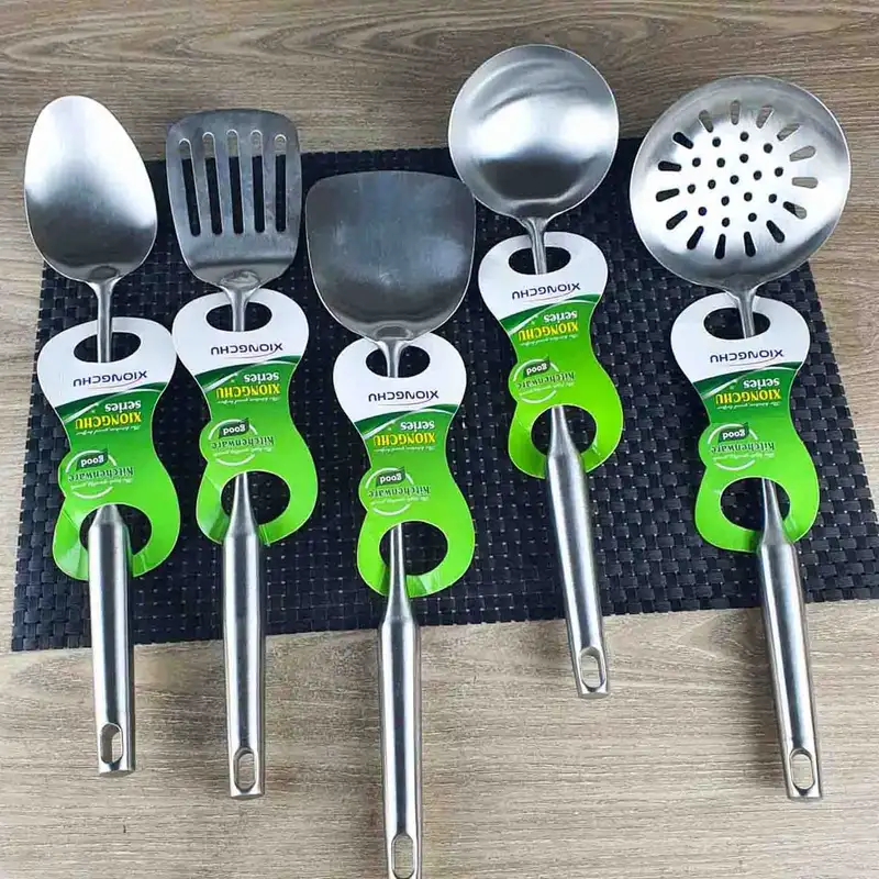 5pcs Stainless steel curry spoon set