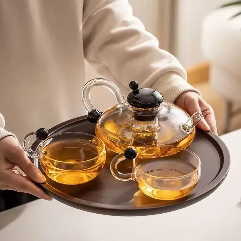 Heat Resistant Glass Tea Pot Set - HDV 00941