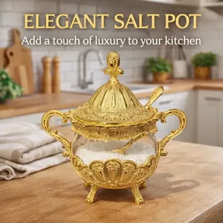 Golden Salt Pot 00950