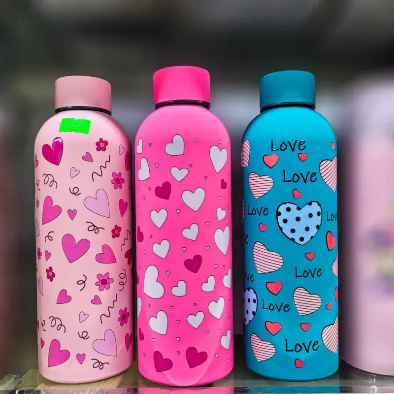 Love Design Stainless Steel Water Bottle 01027