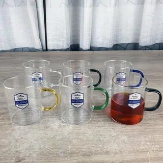 280ml 6pcs Heat proof Borosilicate Mug 00588